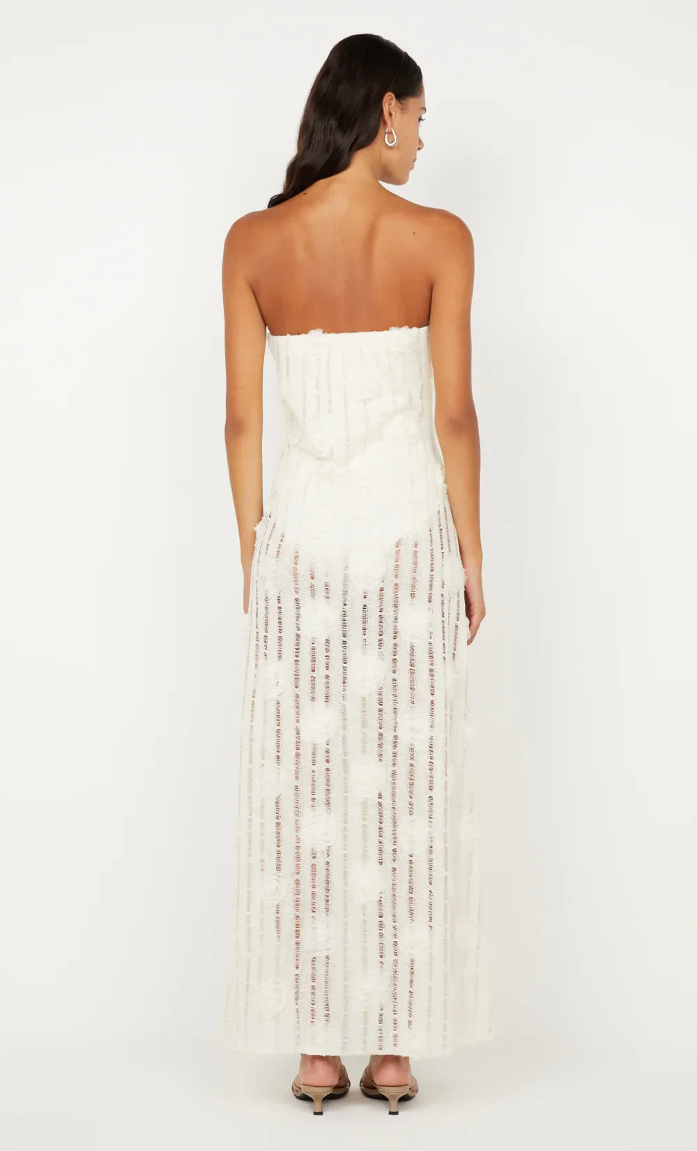 BEC & BRIDGE Amelie Strapless Dress White