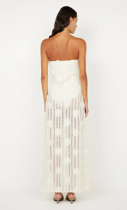 BEC & BRIDGE Amelie Strapless Dress White