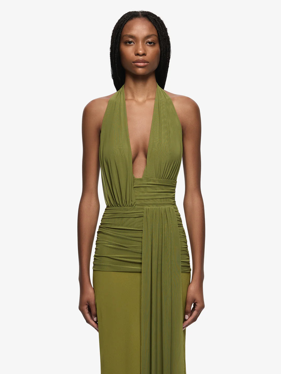 BEC & BRIDGE Cassis Drape Dress Fern