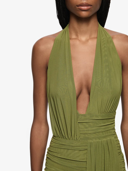 BEC & BRIDGE Cassis Drape Dress Fern