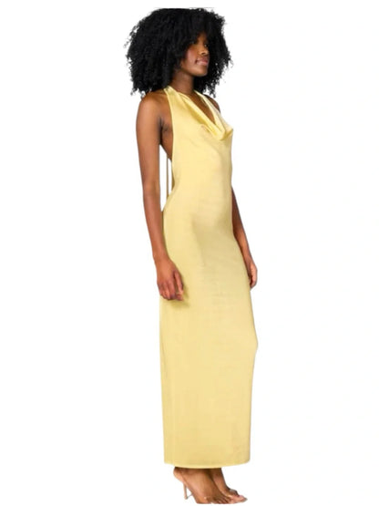 437 Maxi Dress Yellow