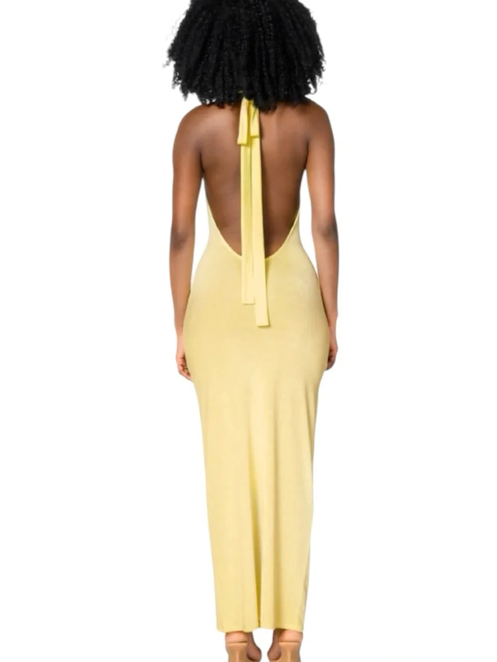 437 Maxi Dress Yellow